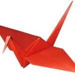 Оригами журавлик - схема (обучающее видео)