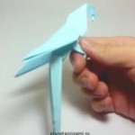 Оригами попугай (обучающие видео)