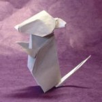 Оригами мышь (онлайн видео)