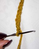 Вязание художественной цепочки крючком