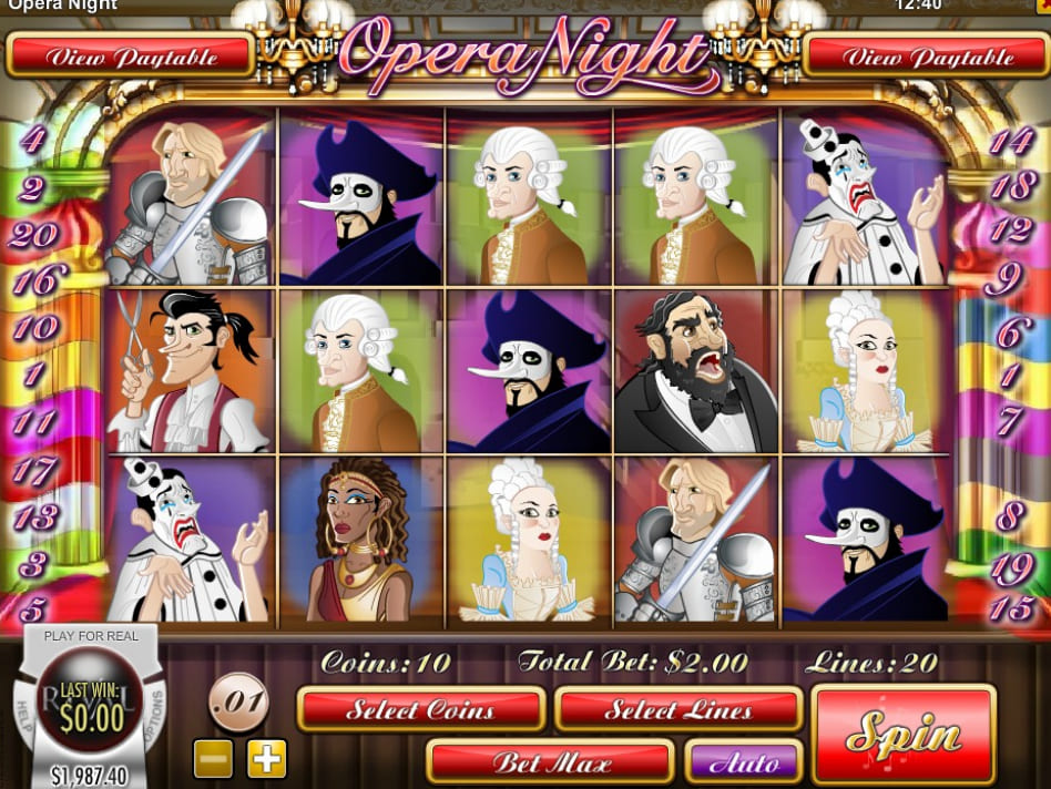 Opera night — игровой автомат онлайн