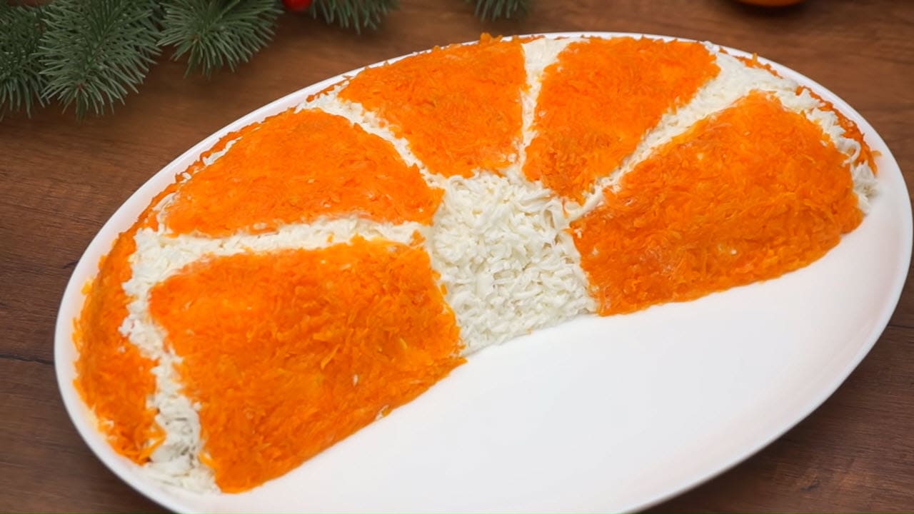 Салат апельсиновая долька