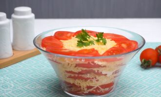 Салат с помидорами за 10 минут